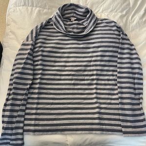 Jcrew fleece tunic turtleneck